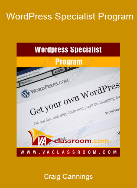 Craig Cannings - WordPress Specialist Program