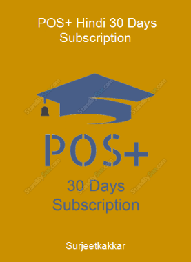 Surjeetkakkar - POS+ Hindi 30 Days Subscription
