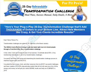 28-Day Transformation Challenge - Alicia Streger