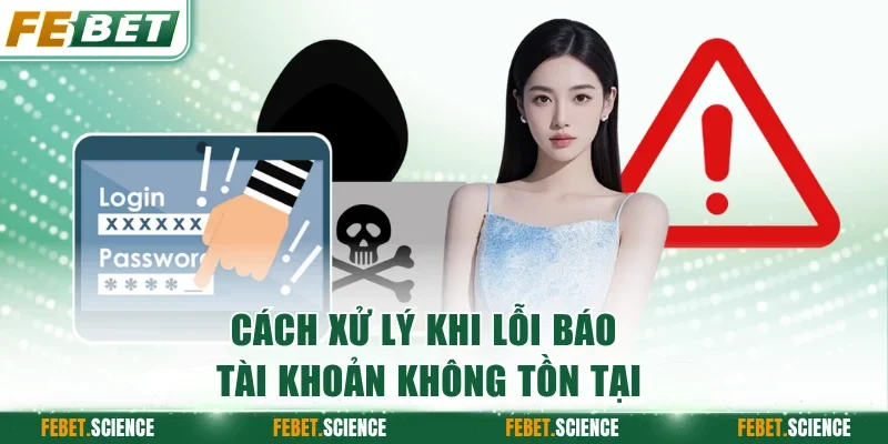 Cách xử lý khi lỗi báo tài khoản không tồn tại