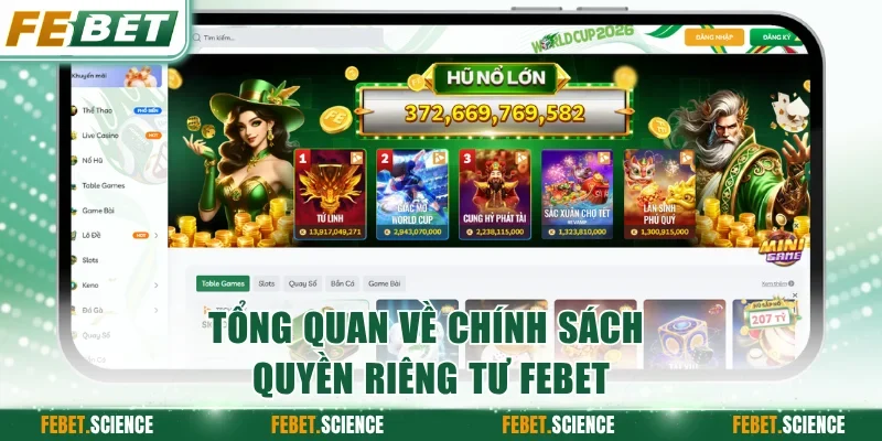 Tổng quan về chính sách quyền riêng tư FEBET