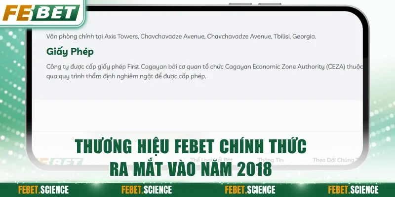 Thương hiệu FEBET chính thức ra mắt vào năm 2018